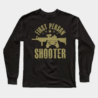 Gamer: First Person Shooter Long Sleeve T-Shirt